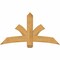 Ekena Millwork Davenport Rough Sawn Timber Gable Bracket, Western Red Cedar, 60"W x 32"H x 4"D x 6"F, 13/12 Pitch GBW060X32X0406DAV00RWR - alternate 1